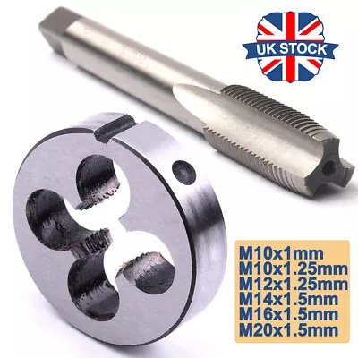 £5.74 • Buy M10/M14/M16 Metric Tap HSS Machine Threading Taper Plug W/Round Threading Die UK