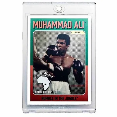 Muhammad Ali Rumble In The Jungle Fine Silver Trading Card • $27.50