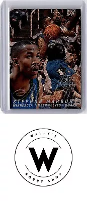 1996-97 Flair Showcase #11 Stephon Marbury Flair Showcase Row 0 (Showcase) • $24.99