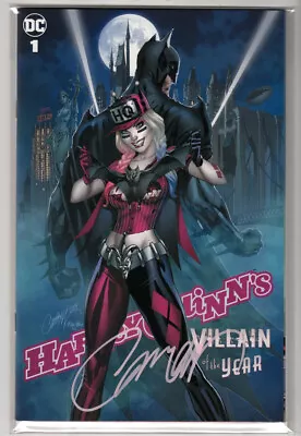 Harley Quinn Villain Of The Year #1 NM J Scott Campbell Variant Cover C Signed • $44.98