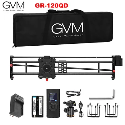GVM GR-120QD 120cm Motorized Camera Slider Track Carbon Fiber For DSLR Camera  • $529
