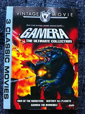 GAMERA THE INVINCIBLE / WAR OF THE MONSTERS / DESTROY ALL PLANETS - DVD Reg. ALL • £17.12