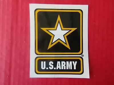 DECAL U.S. ARMY (((NEW))) 2 In 1 US & Military Star Gold Black & White Stickers • $7.99