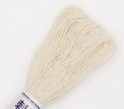 Japanese Sashiko Thread 02 CREAM 20m  • £4.49