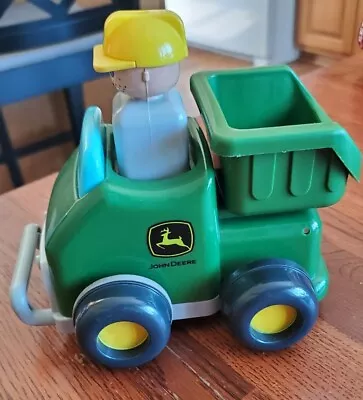 TOMY Ertl John Deere Pull & Go Farm Tractor Toy Preschool Collectible 2010 • $5.99