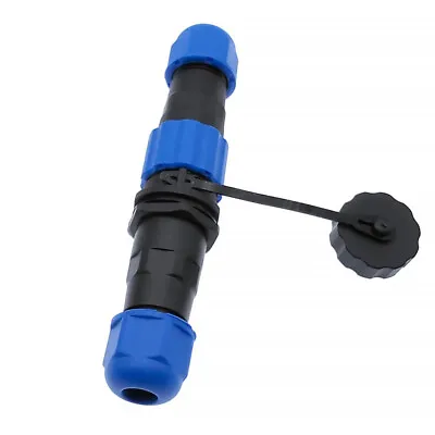 SP13 2-5Pin IP68 Waterproof Inline Cable Coupler Plug Socket Connector Pair • £5.87