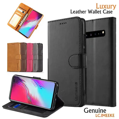 For Samsung Galaxy S22 S21 S20 S10 S8 S9 Plus Note 10 Wallet Case Leather Cover • $5.99