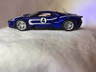 Greenlight 2017 Ford GT #4 Tribute To 1967 Ford GT40 Mk IV Blue With White • $7.95