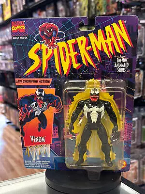 Jaw Chomping Venom (Vintage Animated Spider-Man Toybiz) SEALED • $29.95