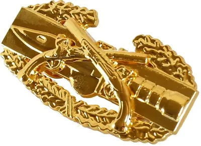 Military Police Combat Action Badge US Army MP CAB Pistols Insignia GOLD Pin • $24.99