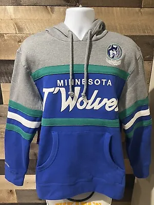 NWT Mitchell & Ness Minnesota Timberwolves Hoodie Wolves T’Wolves Men’s 2XL XXL • $67.88