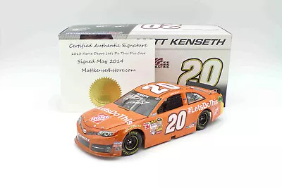 Matt Kenseth Autographed 2013 The Home Depot #Let's Do This 1:24 Nascar Diecast • $300