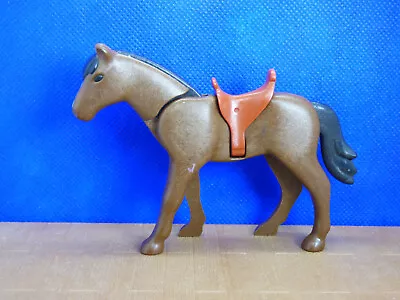 Playmobil LS-13 Horse Figure & Saddle Western Stable Castle Farm • £3.49