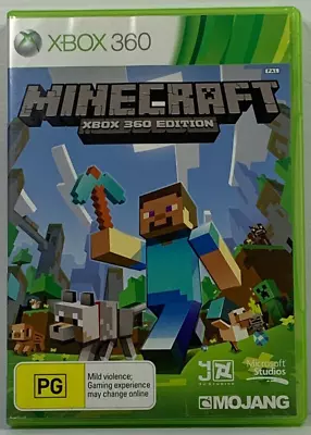 Minecraft Microsoft Xbox 360 Game No Manual • $11.99