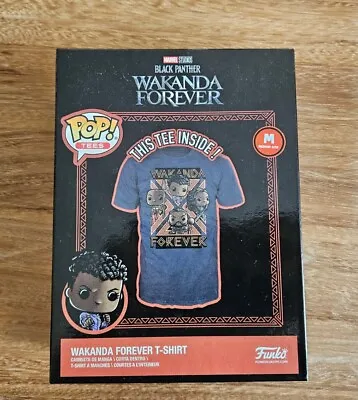 Black Panther: Wakanda Forever Tee Size Medium M Collectable Marvel Studios • £12.99
