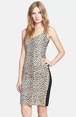 Diane Von Furstenberg 'Arianna' Mixed Media Sheath Dress ( Size 0) • $360.76