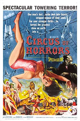 Circus Of Horrors Exploitation Movie Poster Replica 13x19  Photo Print • $26.91