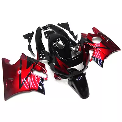 Red Black Fairing For Honda CBR600 F2 1991 1992 1993 1994 CBR600F2 Bodywork Kit • $387.55