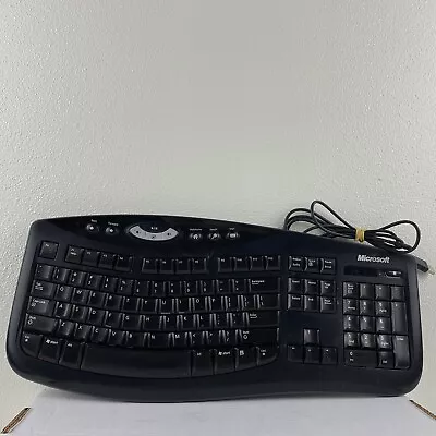 Microsoft Comfort Curve Ergonomic Keyboard 2000 V1.0 KU0459 Wired Tested Works • $24.99