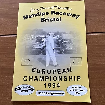 Stock Car Racing Programme F2 Bristol 28-8-1994 Euro Championship  • £4