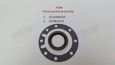 ROCKWELL MERITOR F106 Pinion Seal & Gasket • $34.95