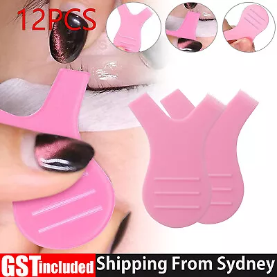 12PCS Eyelash Lashes Lifting Lift Perm Y Comb Brushes Tool Separating Brush AU • $5.59