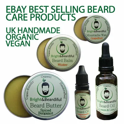 £6.50 • Buy Beard Oil (Natural), Beard Balm, Moustache Wax, Beard Products, Best Quality UK