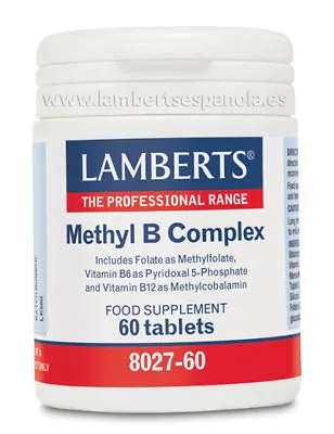 Lamberts® Methyl B Complex - Highly Bio Available - Yeast Free & Vegan Formula  • £14.95