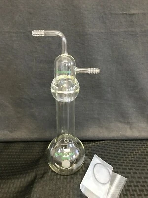 $189.99 • Buy CHEMGLASS 500mL Glass Reservoir Vacuum Trap Body STPR, O-Ring 235mm H X 105 D 