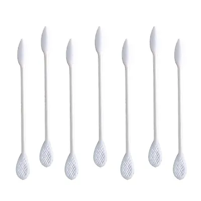 Cotton Cosmetic Buds Swabs Paper Stem Double Sided Pointed And Flat • £5