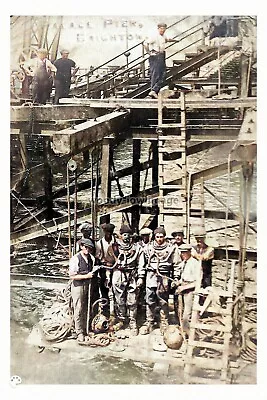£2.20 • Buy Col0152 - Divers At Palace Pier , Brighton , Sussex - Print 6x4
