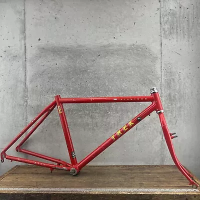 Vintage Trek 8000 Frame 17 USA Aluminum Mountain 26 In MTB Alloy Red 130 26 17.5 • $269.99