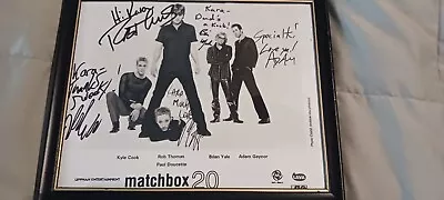 Matchbox 20 Autographed Press Photo • $49.99