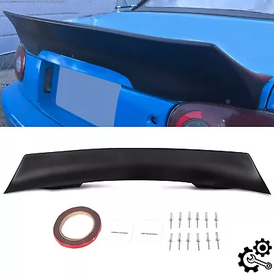 NEW Matte Black Duckbill Style Rear Trunk Lip Wing Spoiler FOR 90-97 Mazda Miata • $42.99