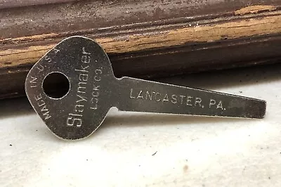 SLAYMAKER Lock Advertising Key Ring Screwdrivers Antique Vintage - Made In USA • $9.99