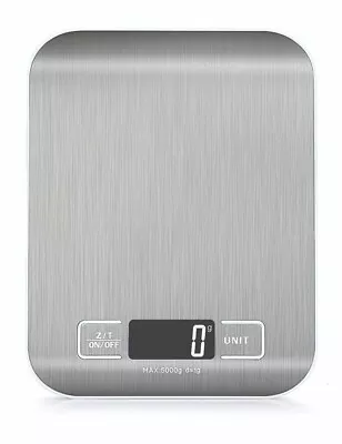 New 5kg 1g Electronic Digital StainlessSteel Kitchen Scale Postal Scales Backlit • $15.99