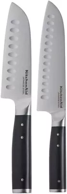 KitchenAid Set Of 2 Santoku Knives With Sheath RRP $99.95 • $79.99