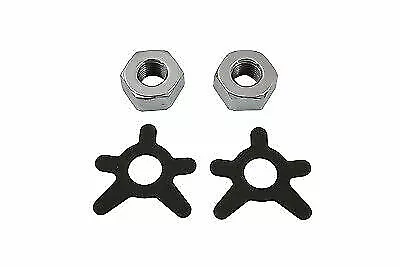 $25.23 • Buy V-Twin Brake Shaft Nut And Lock Kit Chrome 8409-4
