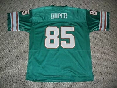 MARK DUPER Unsigned Custom Miami Teal Sewn New Football Jersey Sizes S-3XL • $38.05