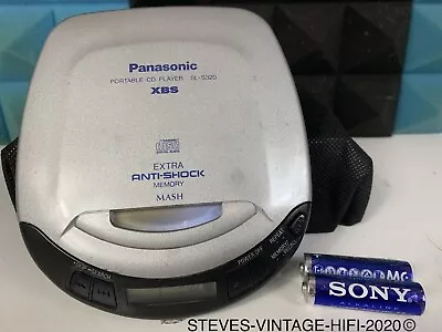 Panasonic SL-S320 Portable CD Player VGC 1997 (no Battery Cover) L@@K FREE P+P • £46.17