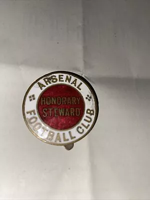 Arsenal Football Club Honorary Steward’s Badge In Gilt-metal & Enamel  • £50