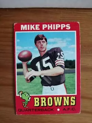 MIKE PHIPPS 1971 Topps Football #131   FREE SHIPPING • $2