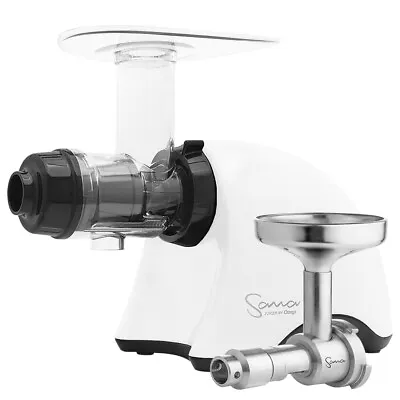 Omega Sana 707 Horizontal Slow Juicer In Pearl White With Oil Extractor • £629