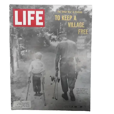 LIFE August 25 1967 Other War In Vietnam US Dollar Slum Program Picasso Ustinov  • $13.90