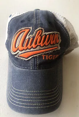Auburn University Tigers Legacy Trucker Hat College Logo Cap Mesh Patch Denim • $9.99