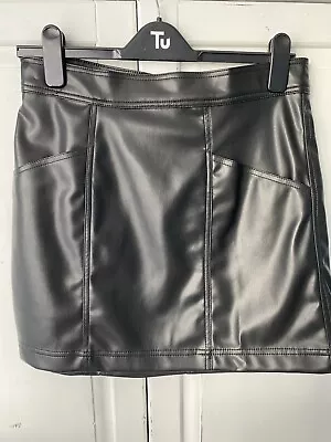 H&M Leather Skirt Brand New Skirt Size 12 With Pockets • £25