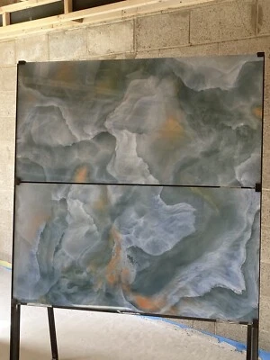 £1.99 • Buy Grey Wall Floor Porcelain Tiles For Kitchen And Bathroom
