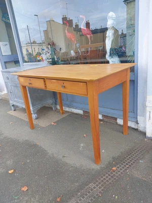 £199 • Buy Vintage Esavian Teachers School Desk ByJames Leonard,beech Esa 