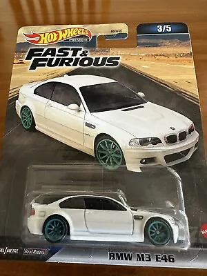 NEW 2023 Hot Wheels Premium BMW M3 E46 Fast & Furious Real Riders Metal RARE • $10