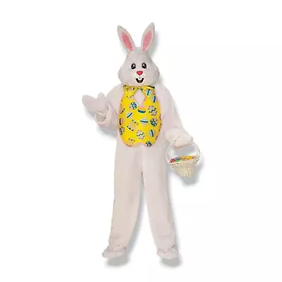 $146 BUYSEASONS Unisex Adult White Easter Bunny Mascot Costume Size - XL • $41.18